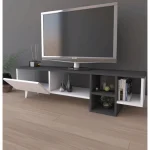 وحدة تليفزيون 30×150 سم – رمادى مع أبيض– TV051