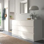 وحدة ادراج 6 درج 42×120 سم - ابيض -  KmO15