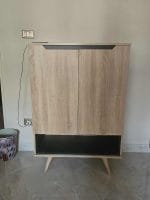 ⁦جزامة 2 ضلفة 120×80 سم - بيح  أسود - G856⁩ - الصورة ⁦2⁩