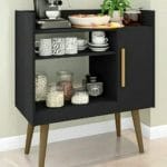 كوفي كورنر 1 درفة أسود 70×80 سم - C -17