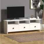 وحدة تليفزيون 40×150 سم – أبيض – TV0881