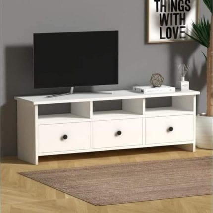 وحدة تليفزيون 40×150 سم – أبيض – TV0881