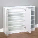 جزامة 2 ضلفة 100×120 سم - ابيض - G112 - الصورة 2