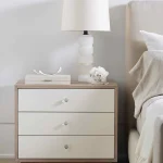 كمود 3 درج 60×50 سم – بيج ابيض – KmO8