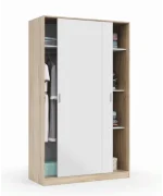 دولاب ملابس 2 ضلفة 220×120 سم - ابيض بيج - DHL-02