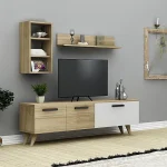 وحدة تليفزيون 40×160 سم – بيج ابيض – TV0106