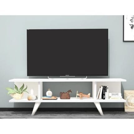 وحدة تليفزيون 30×120 سم – ابيض – TV030