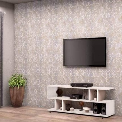 وحدة تليفزيون 30×120 سم – أبيض – TV058