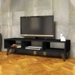 وحدة تليفزيون 30×140 سم – أسود – TV087