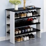 حزامه مودرن اسود مع ابيض 80 سم  * 32 سم كود -G-352