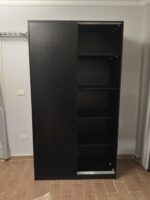 ⁦دولاب ملابس 2 ضلفة 220×120 سم - اسود - DHL-111⁩ - الصورة ⁦4⁩