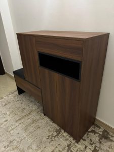 ⁦جزامه مودرن بني مع اسود 140×40×110  G-355⁩ - الصورة ⁦2⁩