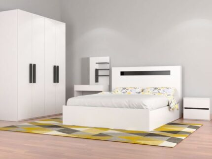 غرف نوم أبيض 4 قطع كود room 085